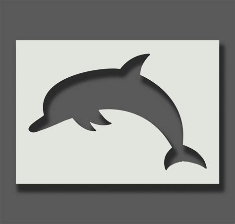 Dolphin Stencil Printable